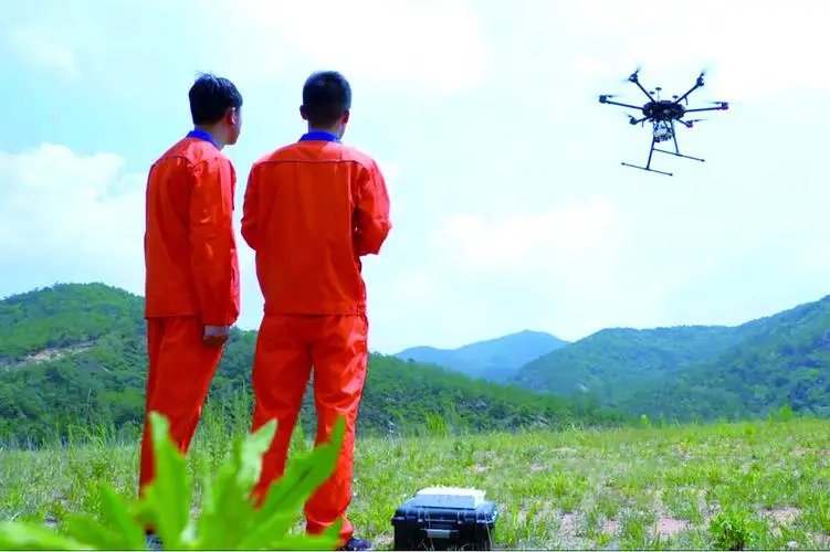 蒙山无人机倾斜摄影巡检拍摄